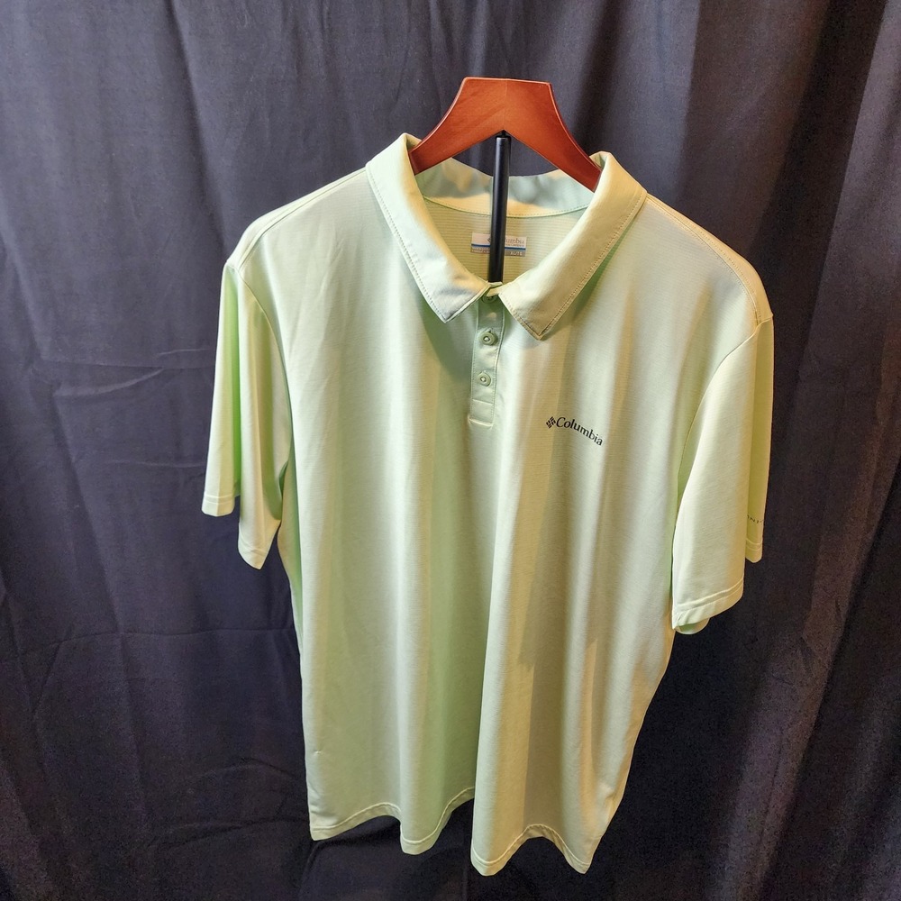 Columbia Green Polo Light Weight Size XL‎